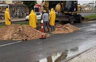DİSKİ yağışlı havada oluşan arızalara müdahale...