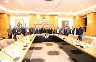 Diyarbakır’a gelen oda ve borsa başkanlarından...