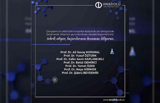 Dünyanın en etkili bilim insanları listesinde Anadolu...