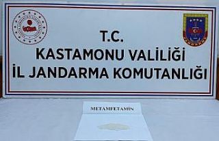 Durdurulan araçta metamfetamin ele geçirildi