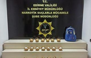 Edirne polisi Kapıkule’de 10 kilo 642 gram eroin...