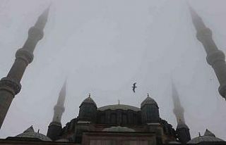 Edirne’de etkili olan sis hayatı olumsuz etkiliyor