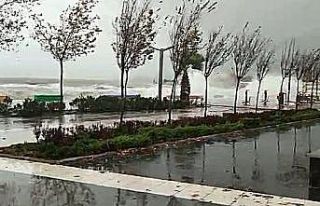 Edremit’te deniz kabardı