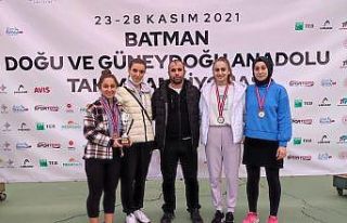 Elazığ Gençlik Spor, teniste 3. oldu