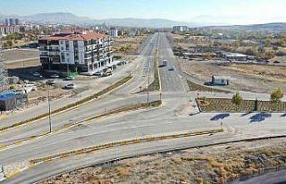 Elazığ’da yeni bulvarda çalışmalar tamamlandı