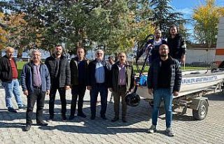 Elektrikli jet motoru Eğirdir Gölünde test edildi