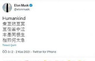 Elon Musk’ın Çince şiir paylaşımı Çin’de...