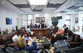 Erasmus kapsamında Türkiye’ye gelen öğretmenler...