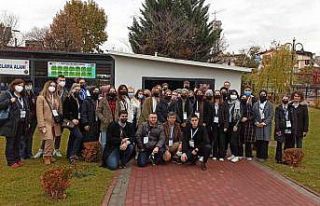 Erasmus öğrencilerine geri dönüşüm anlatıldı