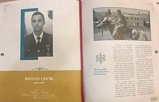 Ercişli Şehit Rıdvan Çevik’in adı kitapta yaşatılacak