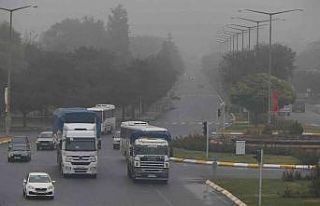 Erzincan güne sisle uyandı