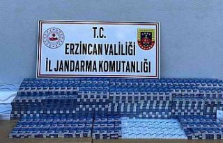 Erzincan’da 2 bin 886 paket kaçak sigara ele geçirildi