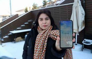 Erzurum’da hava sıcaklığı eksilere düştü,...