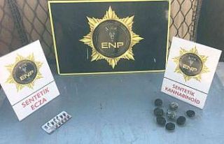 Erzurum’da uyuşturucu hap ele geçirildi