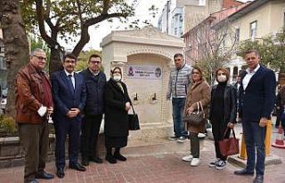 Eski başkanın adı hayır çeşmesinde yaşayacak