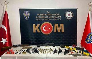 Evini silah fabrikasına çeviren şüpheli yakalandı