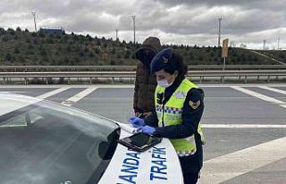 Eyüpsultan’da hafriyat kamyonlarına yönelik drone...