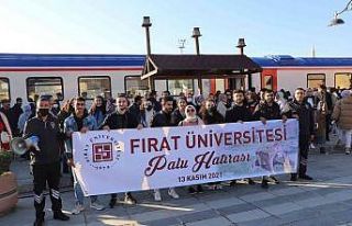 Fırat Üniversitesi’nden tren yolculuğu ve Palu...