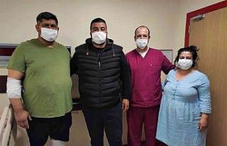 Fransa’dan gelen 3 hasta, Cerrahi Hastanesi’nde...