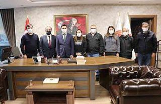 Gazeteciler, Başsavcı Çetin ile görüştü