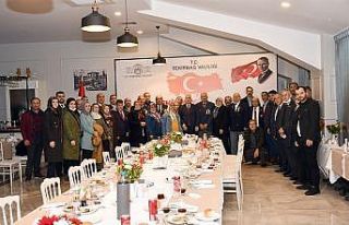 Gazi ve şehit yakınlarıyla vefa yemeği