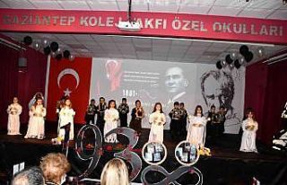 Gaziantep Kolej Vakfı’nda hüzünlü 10 Kasım