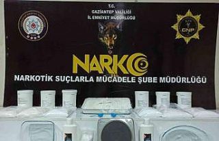 Gaziantep’e 4.5 kilo uyuşturucu madde ele geçirildi