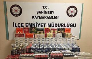 Gaziantep’te bin 528 paket gümrük kaçağı sigara...