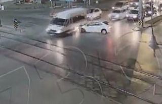 Gaziantep’te kazalar kameralara yansıdı