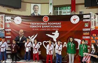 Gaziemir’in şampiyon taekwondocuları