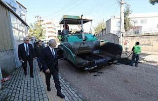 Gebze’de yol çalışmaları sürüyor