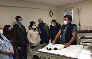 Geçici Hayvan Bakımevi Veterinerlik öğrencilerini...