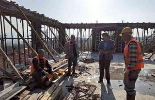 Gediz’de Hafızlık Kız Kur’an Kursu inşaatının...