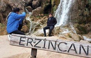 Girlevik Şelalesinde sonbahar güzelliği