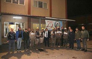 GMİS, kuruluşunun 75. yılını madencilerle kutladı