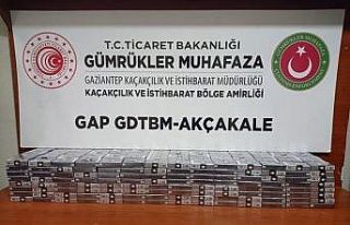 Gümrükte bin 700 paket kaçak sigara ele geçirildi