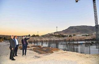 Gürkan, Orduzu bölgesinde yapılan spor kompleksi...