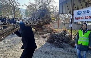 Güroymak’ta 22 bin meyve fidanı dağıtıldı