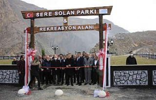 Hakkari’deki “Sere Solan Parkı” hizmete açıldı