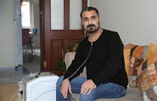 Hastaneden oksijen cihazı ile taburcu olan vatandaş:...