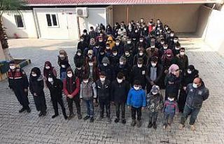 Hatay’da 228 kaçak göçmen yakalandı