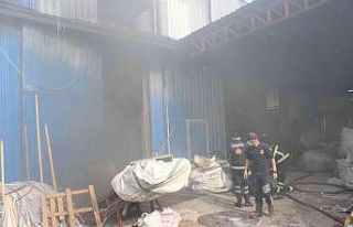 Hatay’da fabrika yangını