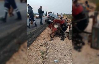 Hatay’da otomobil ile traktör çarpıştı: 2 yaralı