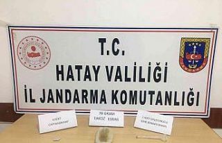 Hatay’da uyuşturucu operasyonu