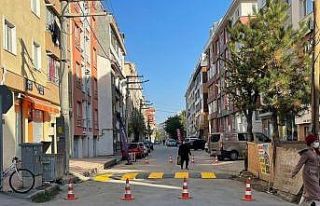 Her gün kazaların yaşandığı yola kasis önlemi