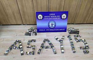 Hırsızlık zanlıları polis ekiplerinden kaçamadı