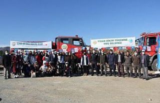 Hisarcık’ta 300 fidan toprakla buluştu