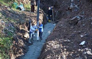 Horoz Deresi’ne 800 metre kanalizasyon hattı yapılıyor