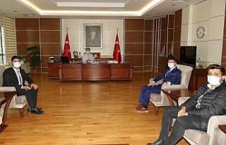 İHA ekibinden Vali Ayaz’a ziyaret