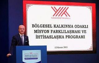 İhtisaslaşma kapsamına alınan üniversiteler,...